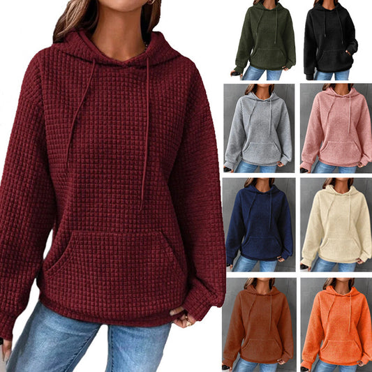 Stilvoller Hoodie-Pullover mit langen Ärmeln für Damen