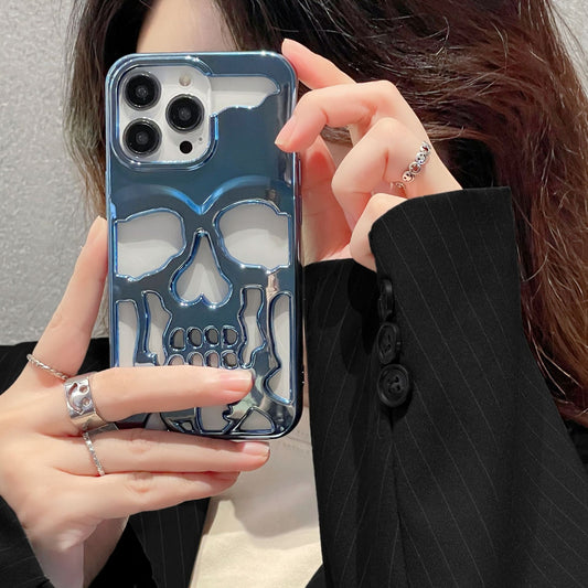 Totenkopf iPhone Schutzhülle - Glänzendes Design für stylischen Schutz