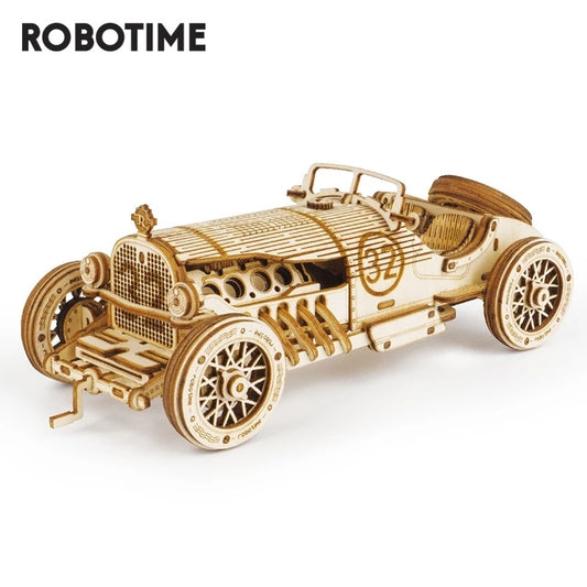 3D Holzpuzzle Autobausatz Rennwagen Kinder Spielzeug