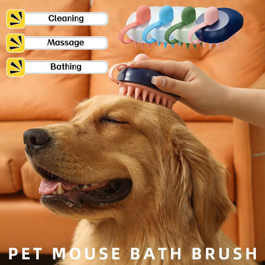 Haarentfernungs-Bürste aus weichem Silikon: Handliche Massagebürste für Hunde und Katzen, Reinigungswerkzeug. - Alldastore